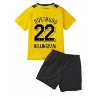 Borussia Dortmund Jude Bellingham #22 Fotballklær Hjemmedraktsett Barn 2022-23 Kortermet (+ korte bukser)